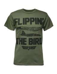 Top Gun Flippin the Bird Mens T Shirt