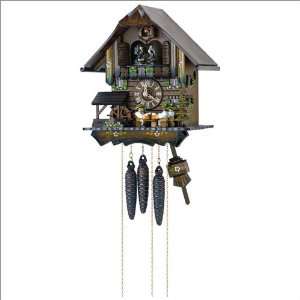   Forest 12 Inch Musical Four Beer Drinkers Cuckoo Clock