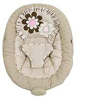 GABRIELLA BABY TREND BOUNCER (Bouncy Seat)   Pink/Tan Flowers 