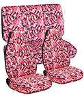 FORD RANGER TRUCK SEAT COVERS 60/40 IN PINK CAMO FRONT AND REAR 