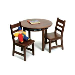  Lipper International 524WN Childs Round Table and 2 Chair 