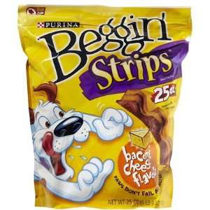  Beggin Strips Cheese and Bacon   25 oz (Quantity of 3 