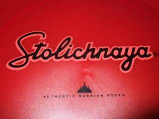 Stolichnaya Vodka Bar Serving Tray Stoli NEW  