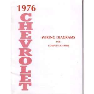  1976 CHEVROLET BELAIRE CAPRICE IMPALA Wiring Diagrams 