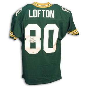 James Lofton Green Bay Packers Autographed Green Throwback Jersey with 