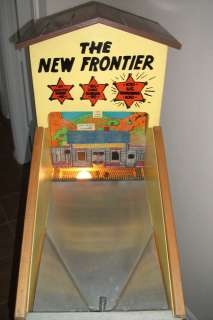 THE NEW FRONTIER   Shooting Gallery Arcade Game by J.F. Frantz  