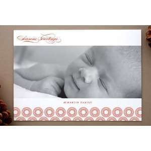  Holiday Delights Babys First Christmas Photo Card 
