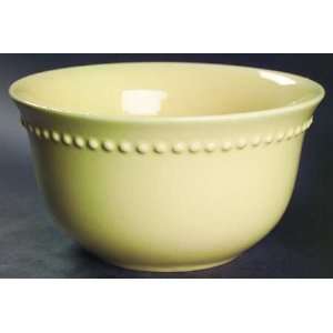  Pottery Barn Emma Yellow Coupe Cereal Bowl, Fine China 