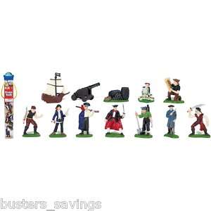 PIRATES Play Set ~ Loaded with Figures ~ Safari Toobs  