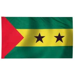  Sao Tome and Principe Flag 2X3 Foot Nylon PH Patio, Lawn 