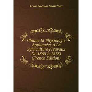   Et Ã? La Sylviculture (French Edition) Louis Nicolas Grandeau Books