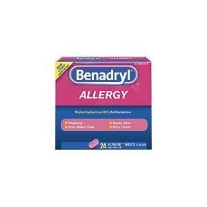  Benadryl Allergy, 25 mg, 24 Tablets Health & Personal 