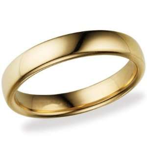  4.5mm Euro Comfort Fit Band   14k Yellow Gold Jewelry