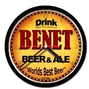  BENET beer and ale cerveza wall clock 