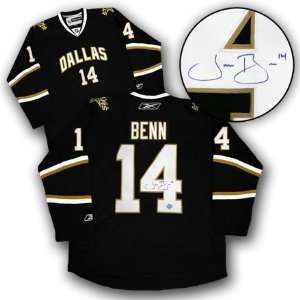  Jamie Benn Dallas Stars Autographed/Hand Signed Rbk Hockey 