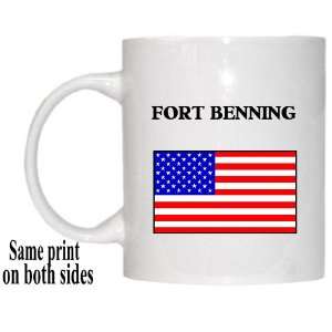  US Flag   Fort Benning, Georgia (GA) Mug 