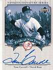 Tom Carroll 2003 UD Yankees Signature Series Pride of N