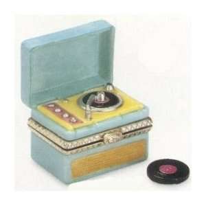  Elvis Presley Miniature Porcelain Record Plaver Trinket 