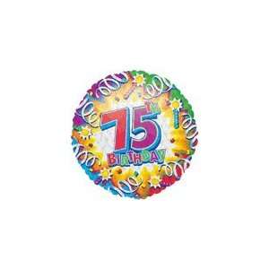  75th Birthday Balloon 18 Inch Toys & Games