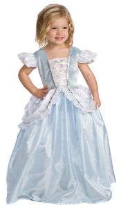 NIB Cinderella Princess Ball Girl Costume, Silver Blue  