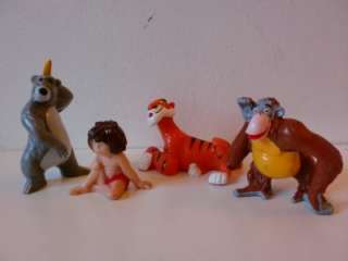 Disney Jungle Book Bullyland PVC Toy Figures Mowgli Baloo  