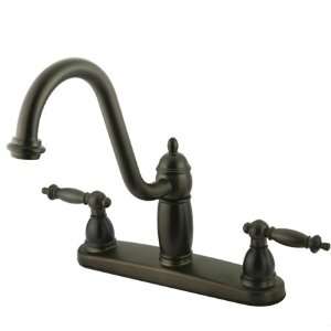  Princeton Brass PKB7115TLLS 8 inch center kitchen faucet 