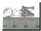   bead charm sterling silver will fit most bead bracelets hole approx