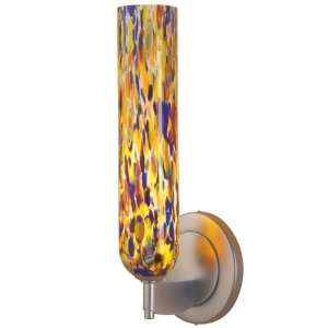   Chianti II LED Sconce 102821CH Chrome Mosaic Glass