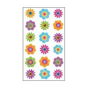  Sticko Classic Stickers Power Flowers; 6 Items/Order Arts 