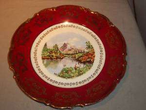 Vintage W. Germany Banff Canada Souvenir Plate  