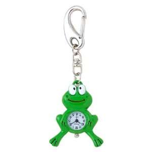   Frog Keychain Watch   3.5   Stainless Steel Chain and Clasp Jewelry