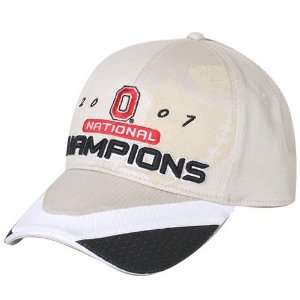 Ohio State Buckeyes Stone 2007 National Champions Victory Cotton Twill 