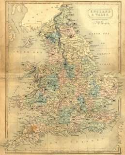 Title of Map England & Wales