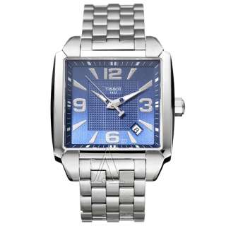 BRAND NEW TISSOT QUADRATO BLUE DIAL T0055101104700 WITH WARRANTY