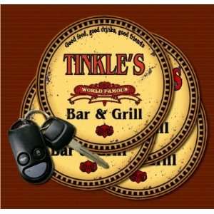  TINKLES Family Name Bar & Grill Coasters Kitchen 