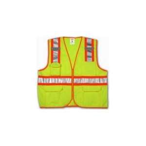  Tingley Rubber V73852.4x 5x Polyester Safety Vest   Lime 