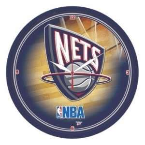  New Jersey Nets Round Clock