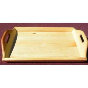  Time Hand Crafted Wood Serving Tray   FREE STANDARD SHIPPING IN USA 