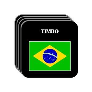  Brazil   TIMBO Set of 4 Mini Mousepad Coasters 