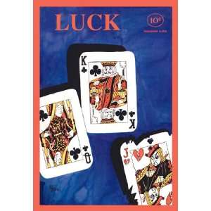  Luck Busted Jack 20X30 Paper with Black Frame