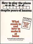 How to Get Real with a Fake Book Piano Lessons Book NEW  