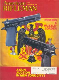 1981 American Rifleman Magazine Pick Muzzle Loader  