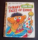 Sesame Street Ernie Follows His Nose Book 1990 Golden Books Boardbook 