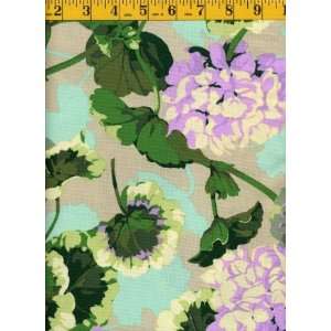   Fabric Variegated Garden Green Geranium Arts, Crafts & Sewing