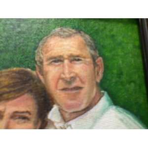 President Bush Miniature Painting 