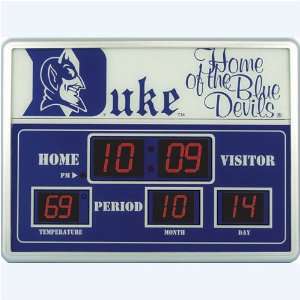  Oklahoma State Cowboys NCAA Scoreboard Clock & Thermometer 