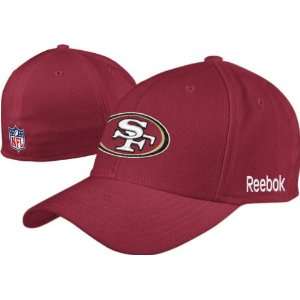 San Francisco 49ers 2009 Red Flex Sideline Structured Hat  