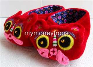 Chinese Baby Boy Girl Hand Made Embroidery Tiger Shoes  