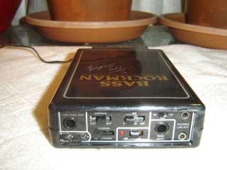 Scholz Bass Rockman, Headphone Amplifier with Power Adapter, Vintage 