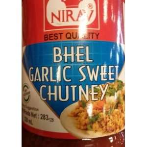 Nirav Bhel Garlic Sweet Chutney  Grocery & Gourmet Food